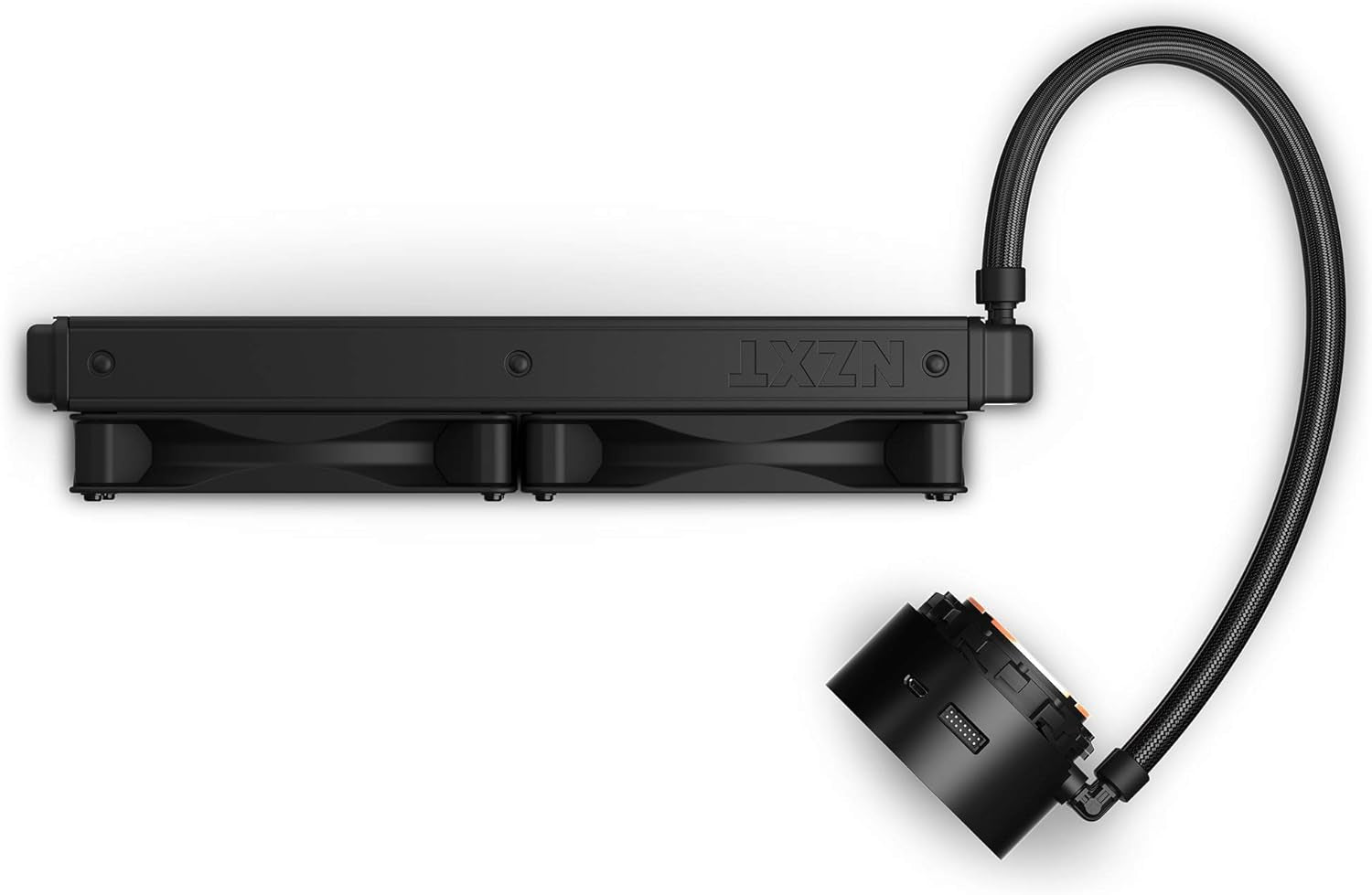 NZXT Kraken Z63 280Mm - RL-KRZ63-01 - AIO RGB CPU Liquid Cooler - Customizable LCD Display - Improved Pump - Powered by CAM V4 - RGB Connector - Aer P 140Mm Radiator Fans (2 Included),Black