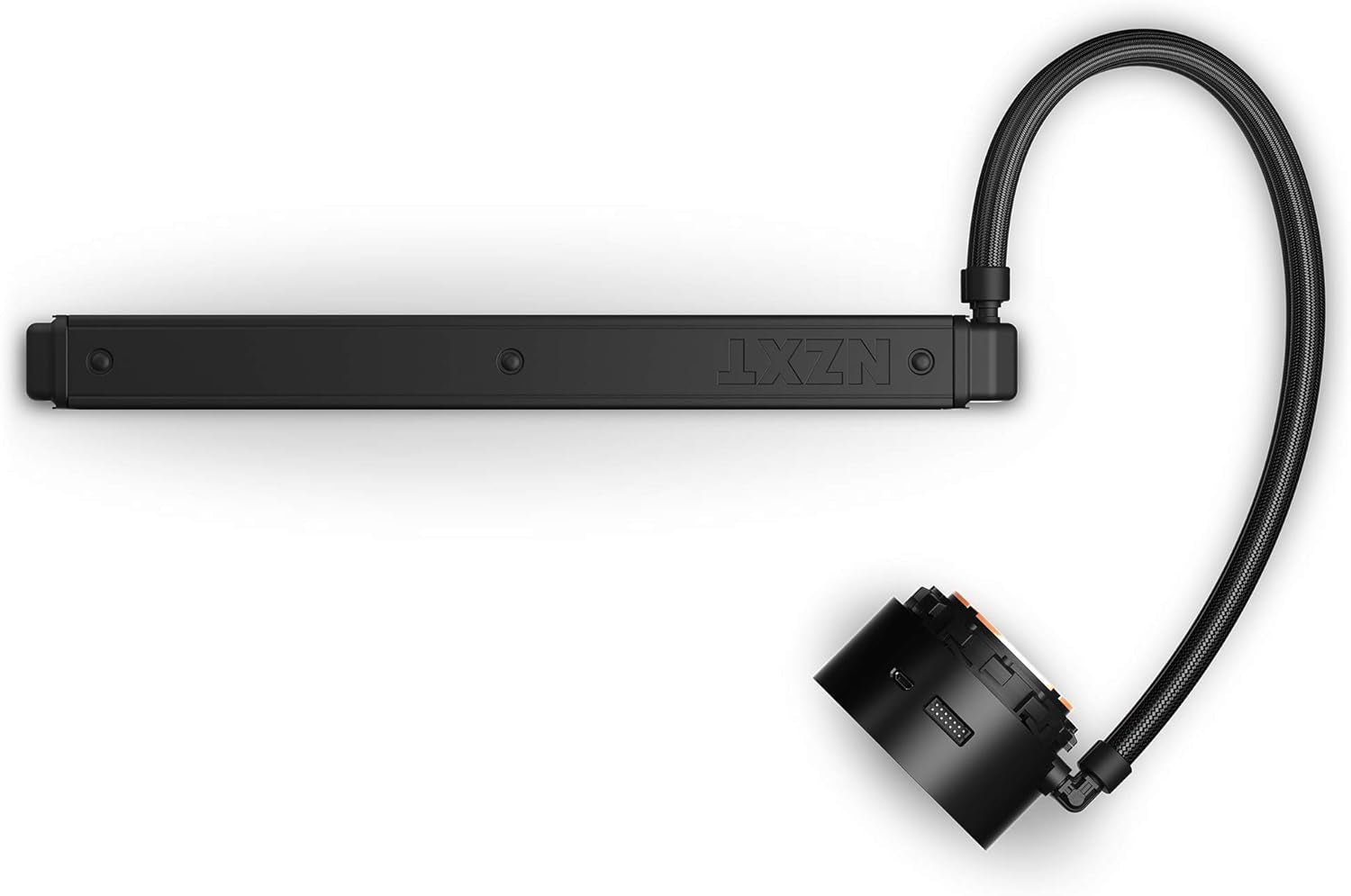 NZXT Kraken Z63 280Mm - RL-KRZ63-01 - AIO RGB CPU Liquid Cooler - Customizable LCD Display - Improved Pump - Powered by CAM V4 - RGB Connector - Aer P 140Mm Radiator Fans (2 Included),Black