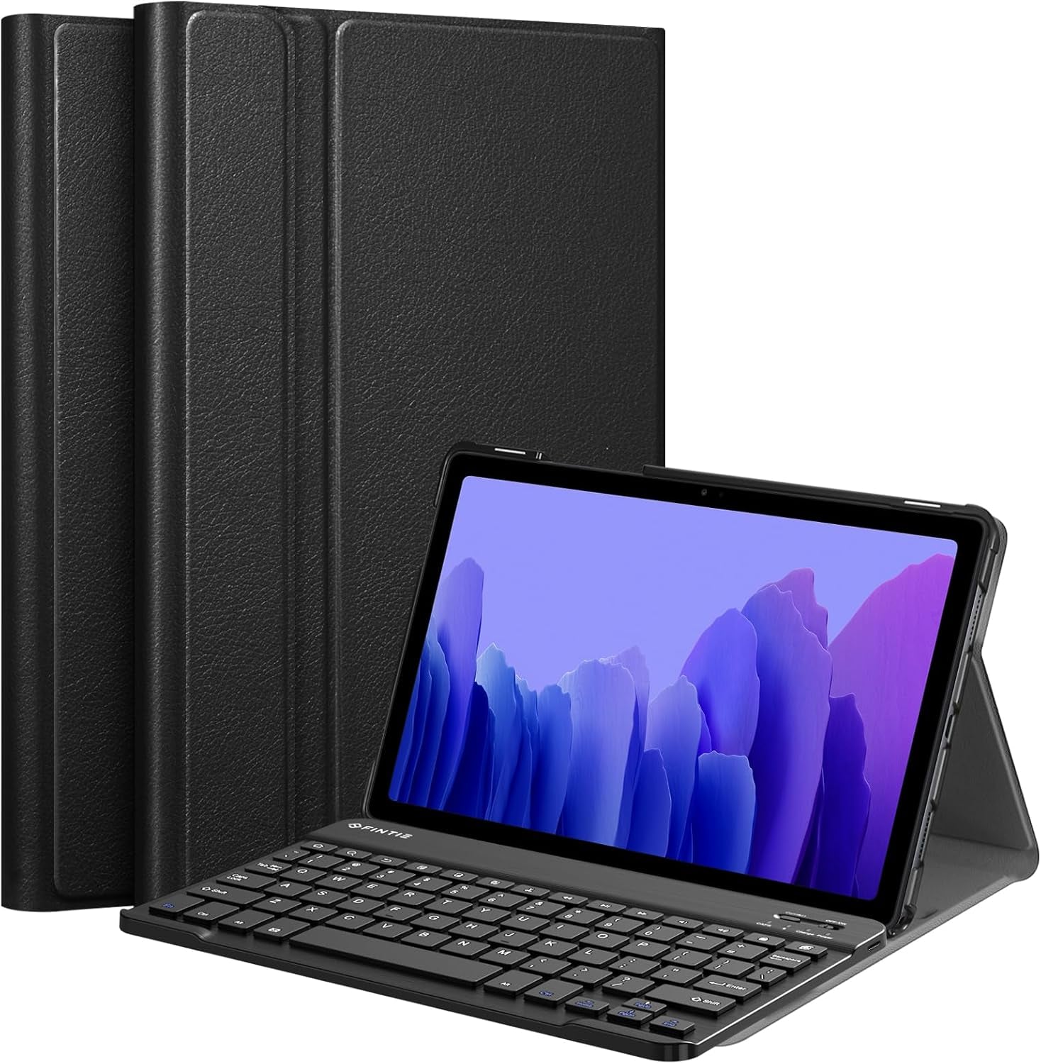 FINTIE Keyboard Case for Samsung Galaxy Tab A7 10.4 Inch 2022/2020 Model (SM-T500/T503/T505/T507/T509), Slim Lightweight Stand Cover W/Magnetically Detachable Wireless Bluetooth Keyboard, Black