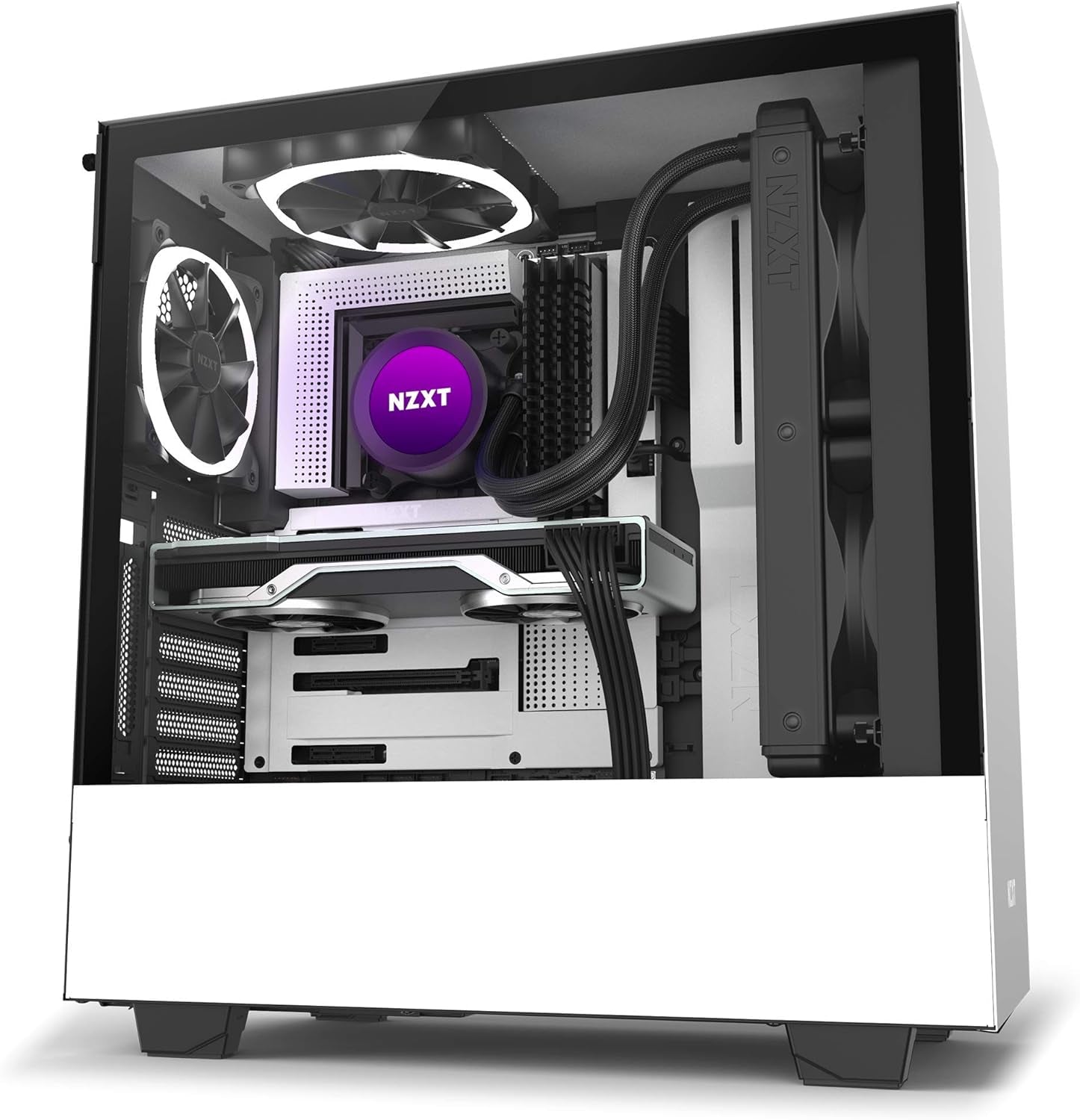 NZXT Kraken Z63 280Mm - RL-KRZ63-01 - AIO RGB CPU Liquid Cooler - Customizable LCD Display - Improved Pump - Powered by CAM V4 - RGB Connector - Aer P 140Mm Radiator Fans (2 Included),Black