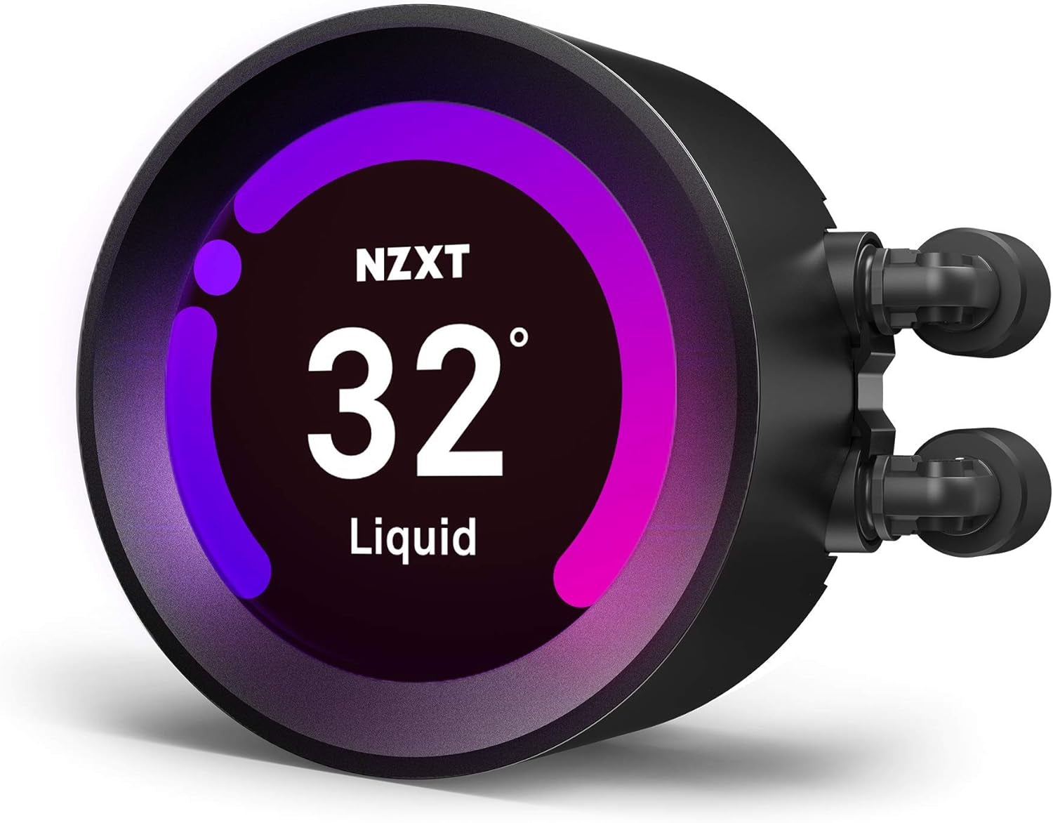 NZXT Kraken Z63 280Mm - RL-KRZ63-01 - AIO RGB CPU Liquid Cooler - Customizable LCD Display - Improved Pump - Powered by CAM V4 - RGB Connector - Aer P 140Mm Radiator Fans (2 Included),Black